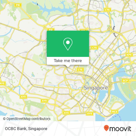 OCBC Bank map