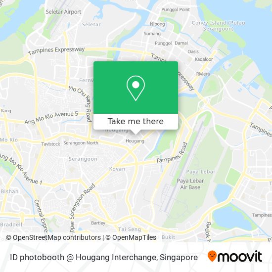 ID photobooth @ Hougang Interchange map