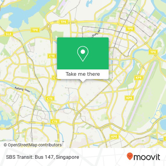 SBS Transit: Bus 147 map