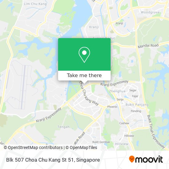 Blk 507 Choa Chu Kang St 51地图