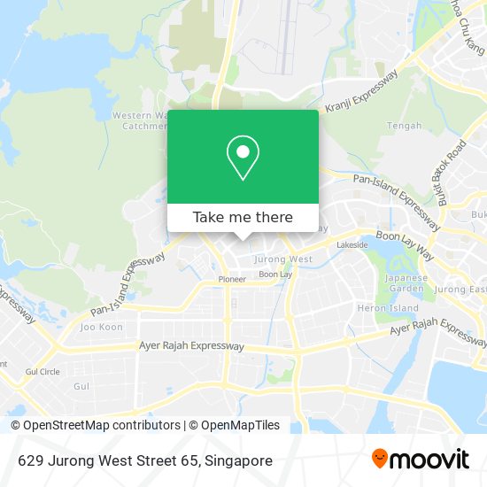 629 Jurong West Street 65 map