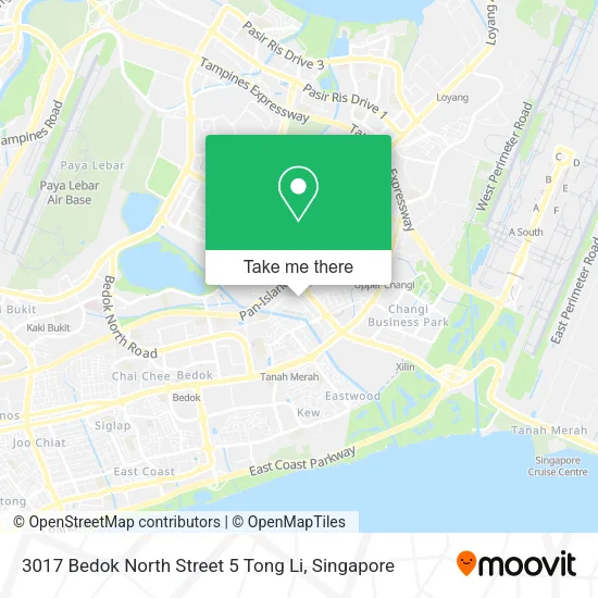 3017 Bedok North Street 5 Tong Li地图