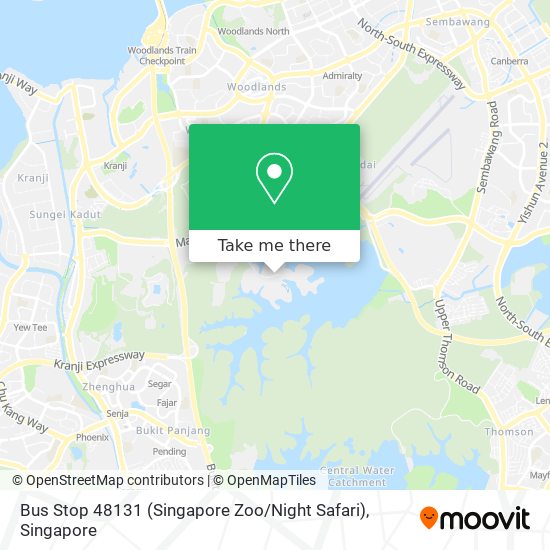 Bus Stop 48131 (Singapore Zoo / Night Safari) map