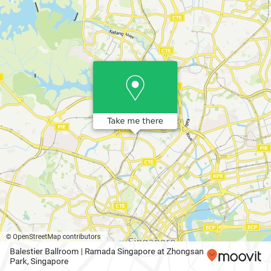 Balestier Ballroom | Ramada Singapore at Zhongsan Park map