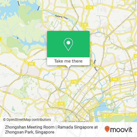 Zhongshan Meeting Room | Ramada Singapore at Zhongsan Park地图