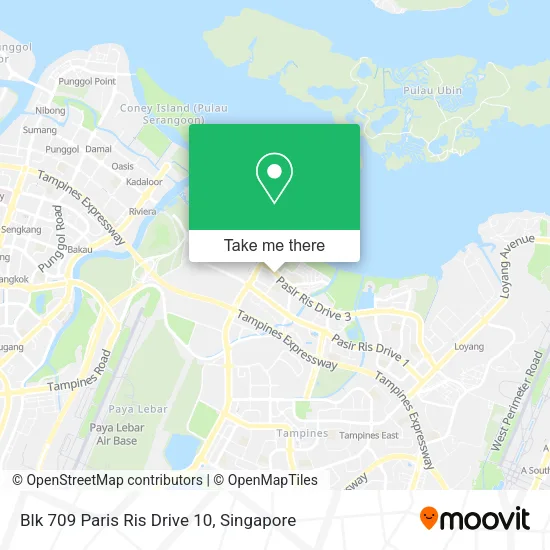 Blk 709 Paris Ris Drive 10地图