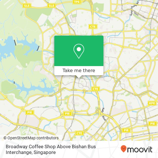 Broadway Coffee Shop Above Bishan Bus Interchange map