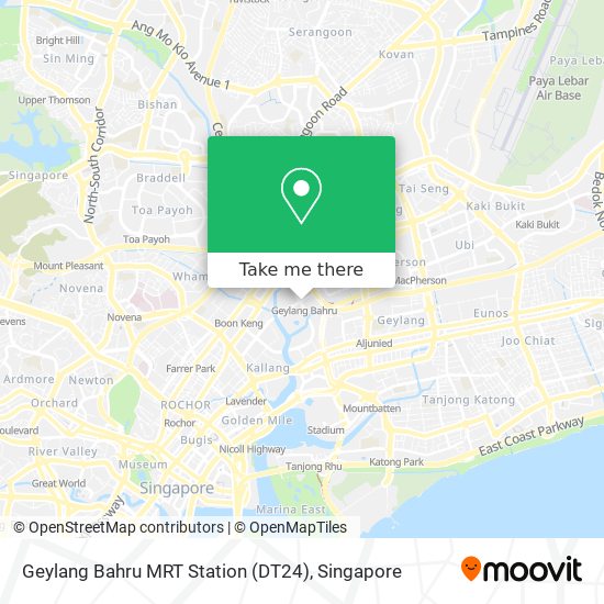 Geylang Bahru MRT Station (DT24) map