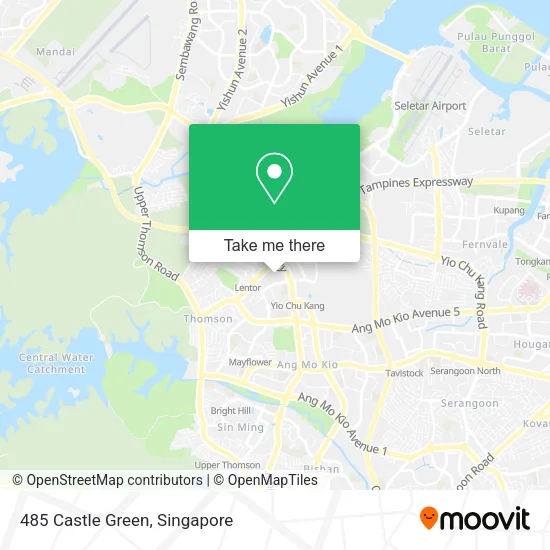 485 Castle Green map