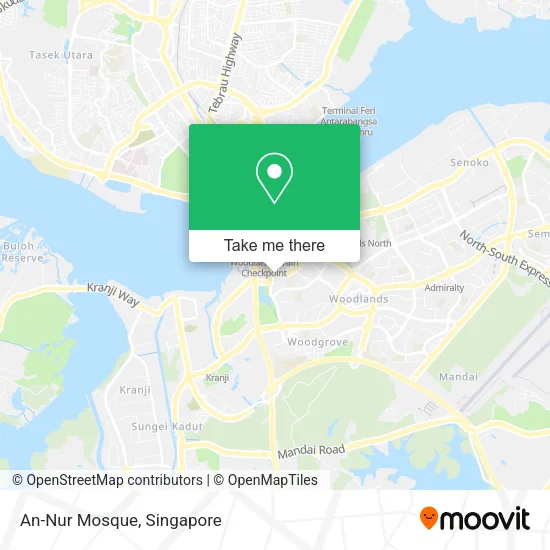 An-Nur Mosque map