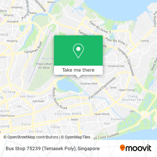 Bus Stop 75239 (Temasek Poly)地图