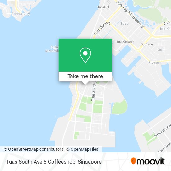 Tuas South Ave 5 Coffeeshop map