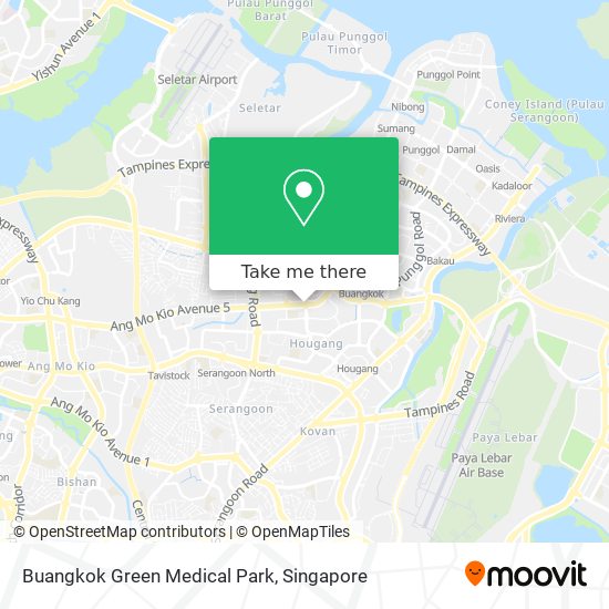 Buangkok Green Medical Park map