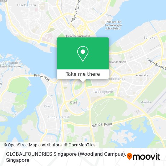 GLOBALFOUNDRIES Singapore (Woodland Campus)地图