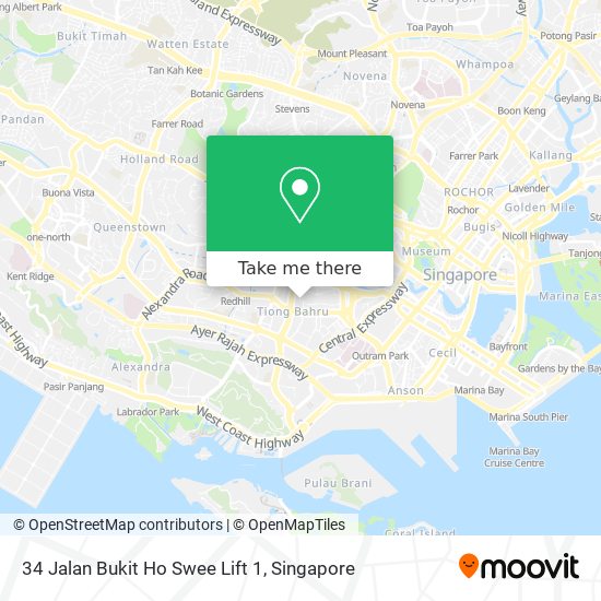 34 Jalan Bukit Ho Swee Lift 1 map