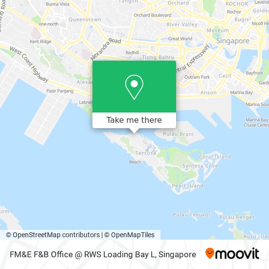 FM&E F&B Office @ RWS Loading Bay L map