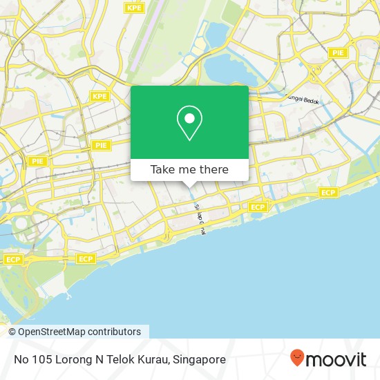 No 105 Lorong N Telok Kurau地图