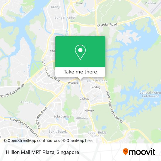 Hillion Mall MRT Plaza地图