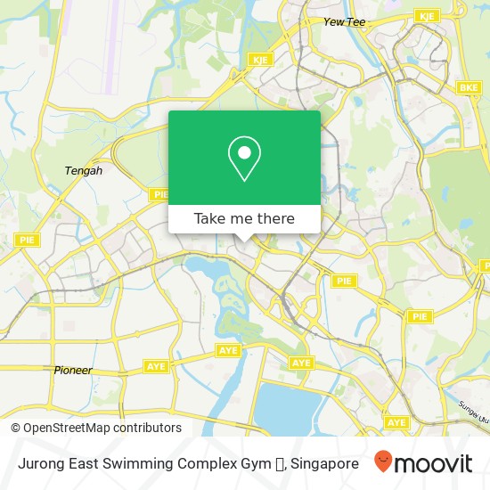 Jurong East Swimming Complex Gym 地图