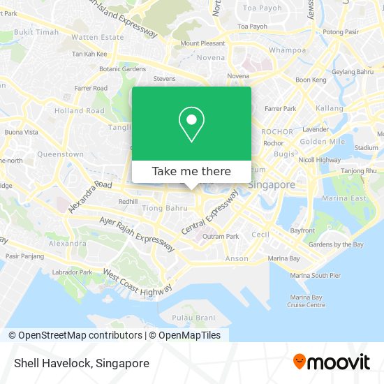 Shell Havelock map