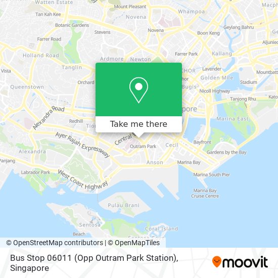 Bus Stop 06011 (Opp Outram Park Station)地图