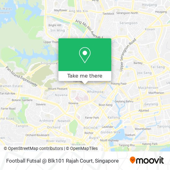 Football Futsal @ Blk101 Rajah Court map