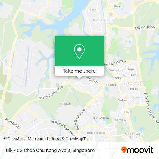 Blk 402 Choa Chu Kang Ave 3 map