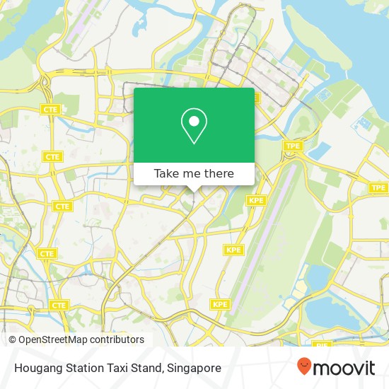 Hougang Station Taxi Stand地图