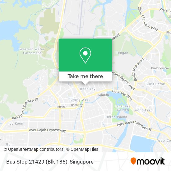 Bus Stop 21429 (Blk 185)地图