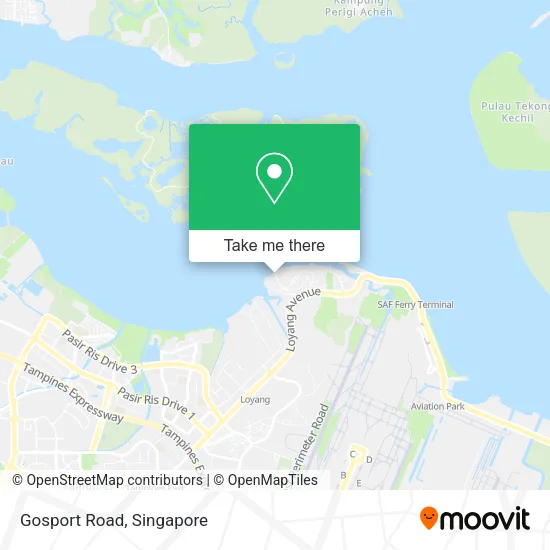 Gosport Road map