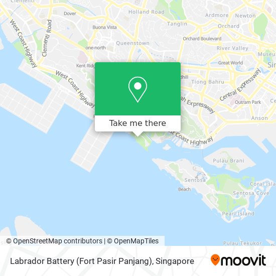 Labrador Battery (Fort Pasir Panjang) map