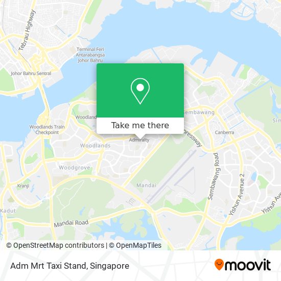 Adm Mrt Taxi Stand地图