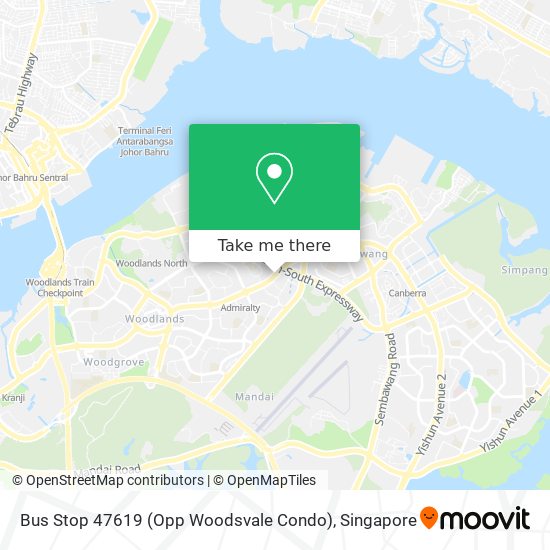 Bus Stop 47619 (Opp Woodsvale Condo)地图