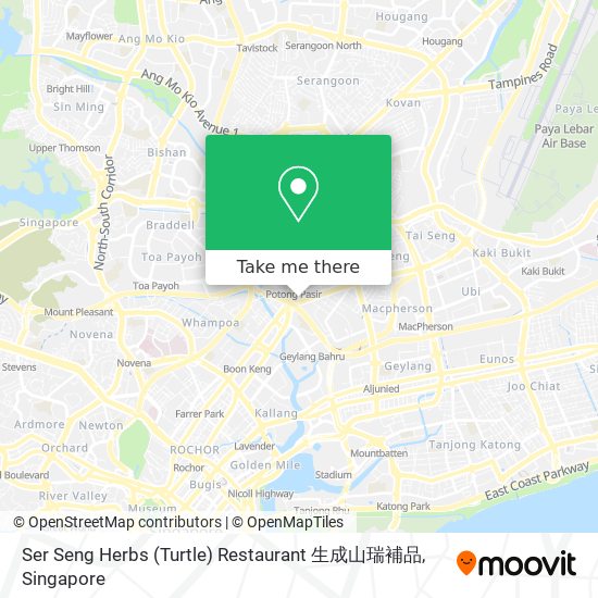 Ser Seng Herbs (Turtle) Restaurant 生成山瑞補品 map