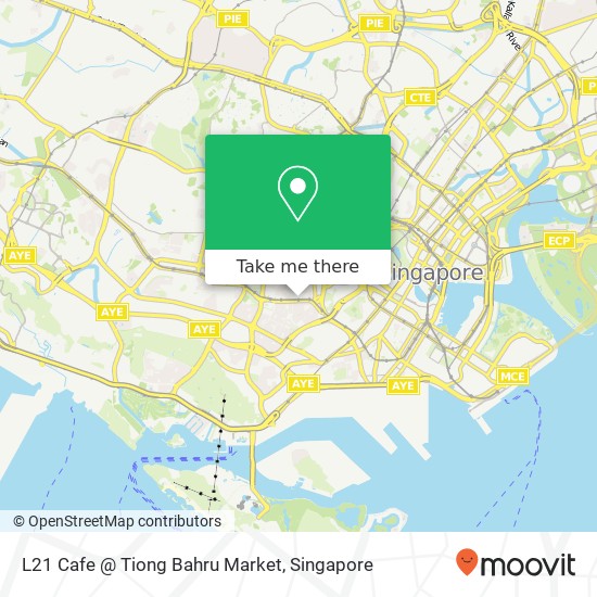 L21 Cafe @ Tiong Bahru Market map