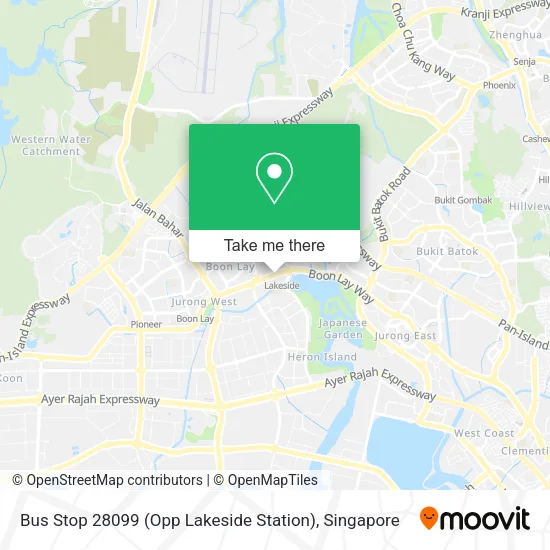 Bus Stop 28099 (Opp Lakeside Station)地图