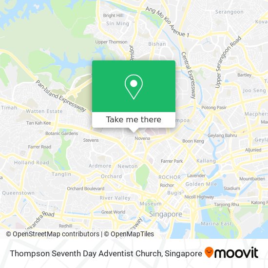 Thompson Seventh Day Adventist Church map