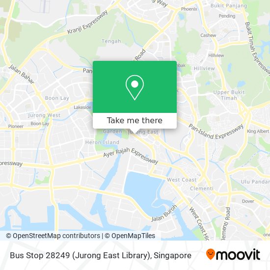 Bus Stop 28249 (Jurong East Library) map