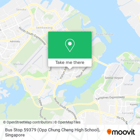 Bus Stop 59379 (Opp Chung Cheng High School)地图