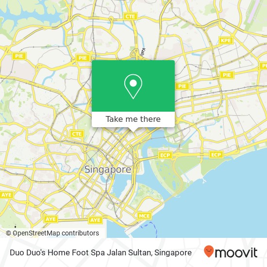 Duo Duo's Home Foot Spa Jalan Sultan map