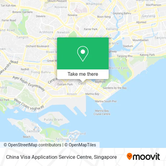 China Visa Application Service Centre地图