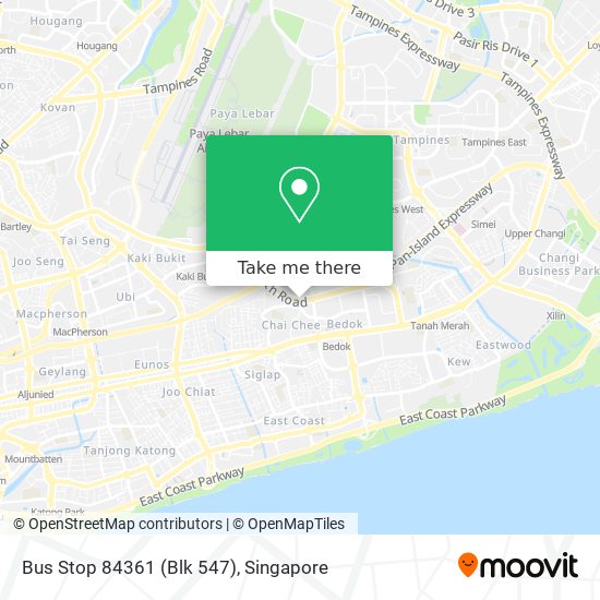 Bus Stop 84361 (Blk 547) map