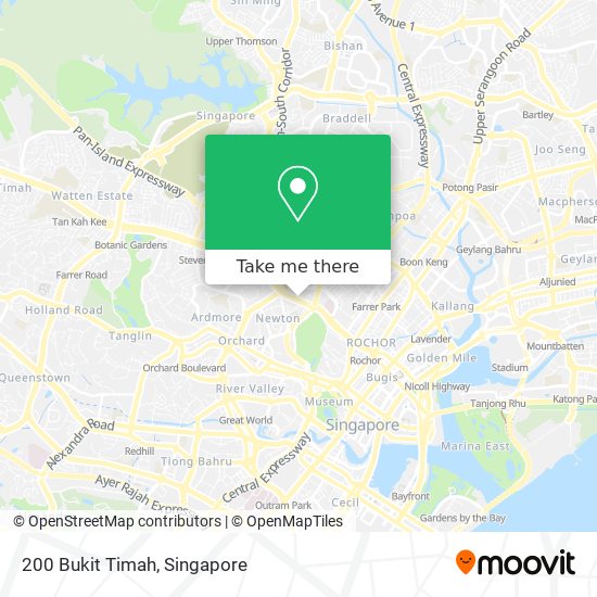 200 Bukit Timah地图