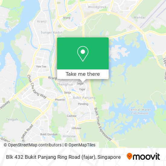 Blk 432 Bukit Panjang Ring Road (fajar) map