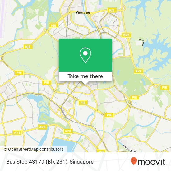 Bus Stop 43179 (Blk 231)地图