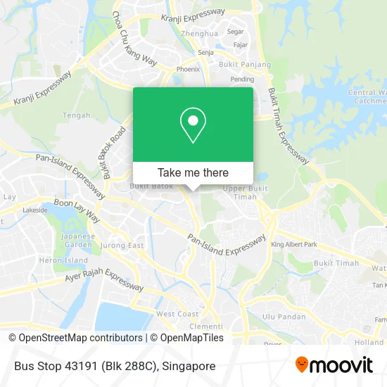 Bus Stop 43191 (Blk 288C) map