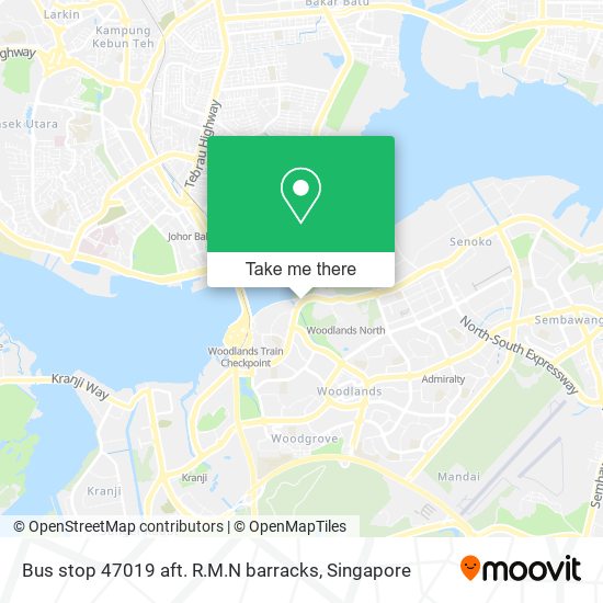 Bus stop 47019 aft. R.M.N barracks map
