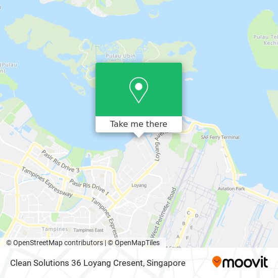 Clean Solutions 36 Loyang Cresent map