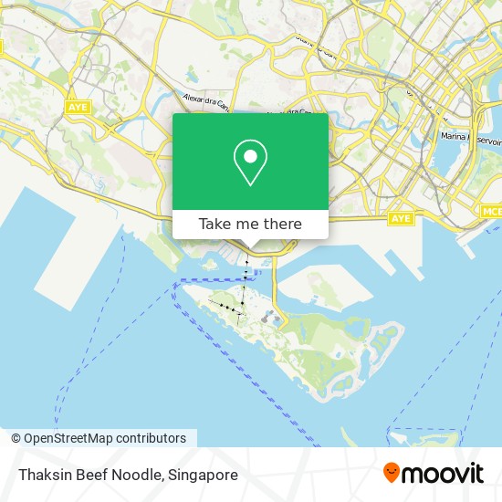 Thaksin Beef Noodle map