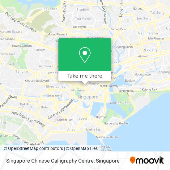 Singapore Chinese Calligraphy Centre map